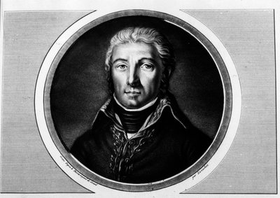 Portrét Jeana Victora (Jean-Victor) Moreau (1763-1813), generála Armee du Rhine. Rytina v „“ Kompletní sbírka historických obrazů francouzské revoluce, ve třech svazcích.“““ 1804. od Unknown artist