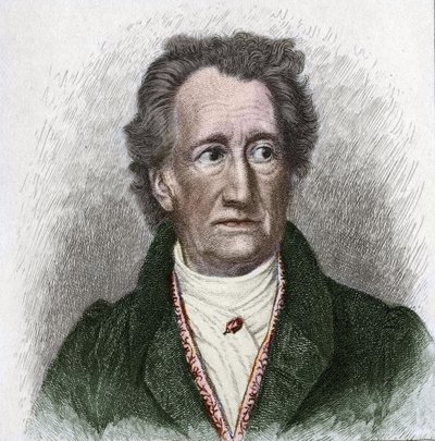 Portrét Johanna Wolfganga Goetha (1749 - 1832), německého spisovatele od Unknown artist
