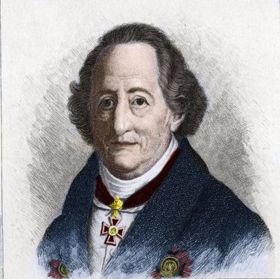 Portrét Johanna Wolfganga Goetha (1749 - 1832), německého spisovatele od Unknown artist