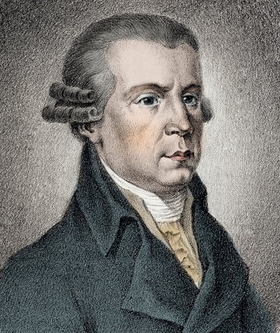 Portrét Johanna Georga Albrechtsbergera (1736-1809), rakouského hudebníka - od Unknown artist