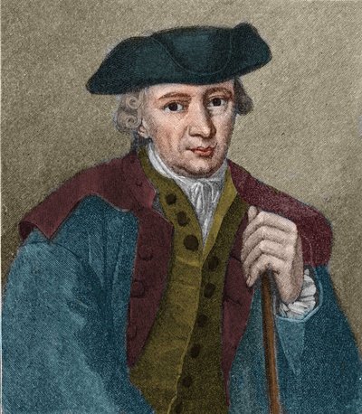 Portrét Johanna Georga Hamanna (1730-1788), německého filozofa a spisovatele. od Unknown artist