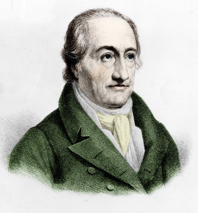Portrét Johanna Wolfganga von Goetha (1749 - 1832). od Unknown artist