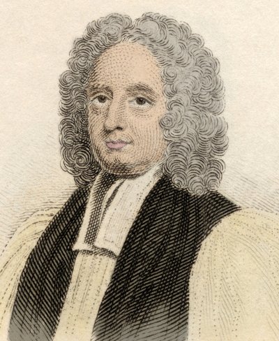 Portrét Johna Pottera (asi 1674-1747), anglického duchovního a archaika z Cantorbery. Rytina 19. století. od Unknown artist