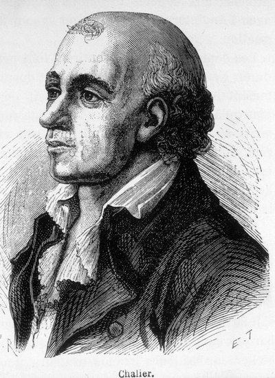 Portrét Josepha Chaliera, francouzského politika (1747-1793). od Unknown artist