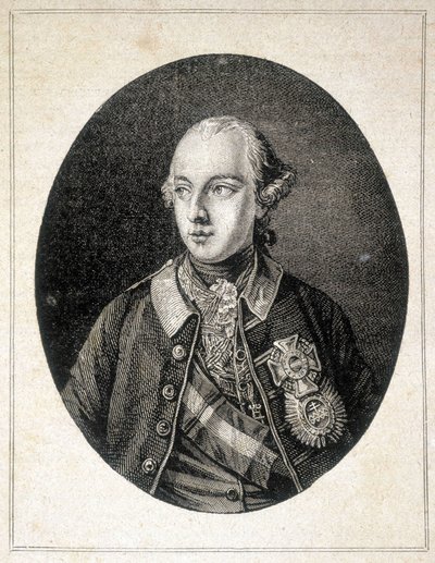 Portrét Josefa II., německého císaře (1741 - 1790) - v „“The Contemporains””, n.d. koncem 19. století. od Unknown artist