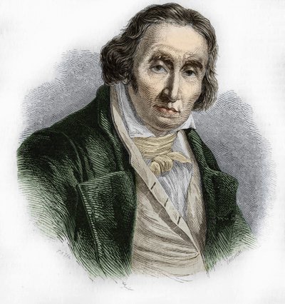 Portrét Josepha Marie Jacquarda (1752-1834), francouzského mechanika, vynálezce tkalcovského stavu. od Unknown artist