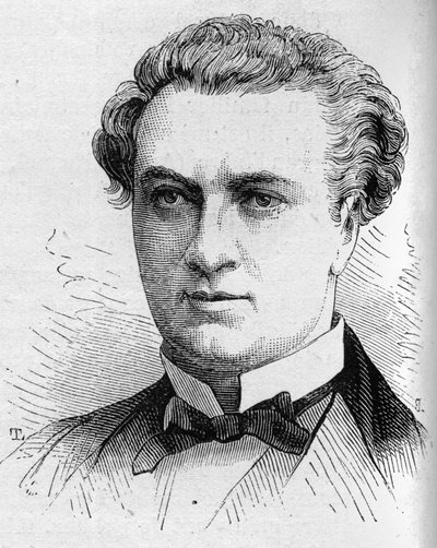 Portrét Julese Larochea, francouzského komika, člena Comedie Francaise v letech 1870 až 1893. Rytina v „“ Le Monde Illustré““ n¡1168 ze dne 16. srpna 1879. od Unknown artist