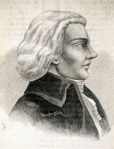 Portrét Juliena-Louise Geoffroye, kritika (1743 - 1814) - v „“Les Contemporains“, n. d. koncem 19. století. od Unknown artist