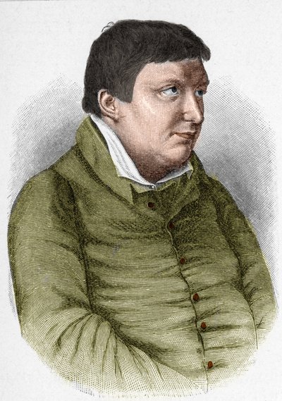 Portrét Karla Wilhelma Friedrich von Schlegel (1772-1829) německý filozof, kritik a spisovatel romantického hnutí od Unknown artist