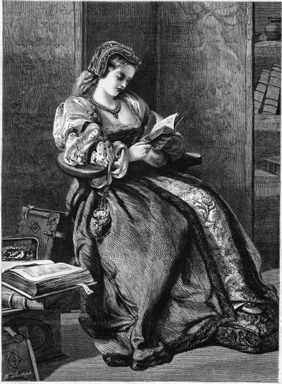 Portrét Lady Jeanne Gray (Jane Gray od Unknown artist