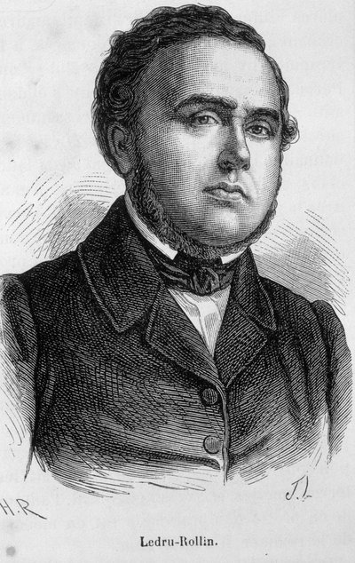 Portrét Ledru Rollin (Ledru-Rollin), francouzský politik (1807 - 1874) od Unknown artist