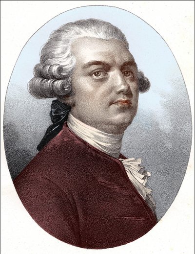 Portrét Lekaina (Henri Louis Cain (Henri-Louis Le Kain) (1729-1778) od Unknown artist