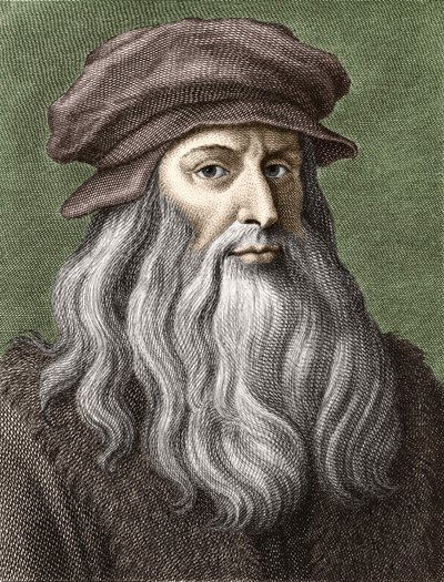 Portrét Leonarda da Vinciho od Unknown artist