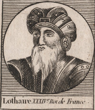 Portrét Lothaira od Unknown artist