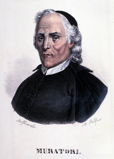 Portrét Louis Antoine Muratori od Unknown artist
