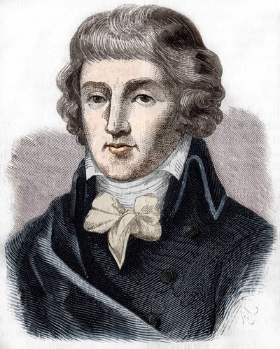 Portrét Louis Antoine Saint - Just (Saint-Just) (1767-1794), francouzský politik. od Unknown artist
