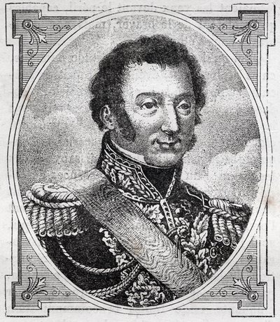 Portrét Louise Augusta Victora de Ghaisne de Bourmont (1773-1846), maršála Francie. od Unknown artist