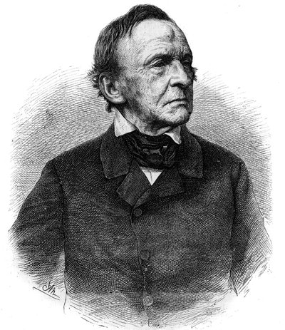 Portrét Ludvíka I. (1786-1868), krále Baviere v letech 1825 až 1848. Rytina v „“The Illustrious Universe““ od Unknown artist