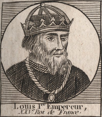Portrét Ludvíka I. „Pobožného“ od Unknown artist