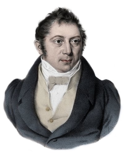 Portrét Louise Ludwiga Spohra (1784 - 1859) německý skladatel, houslista a dirigent. od Unknown artist