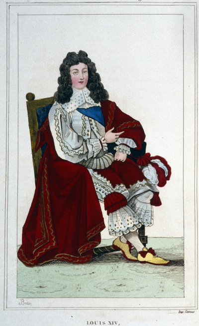 Portrét Ludvíka XIV. (1638 - 1715), krále Francie. od Unknown artist
