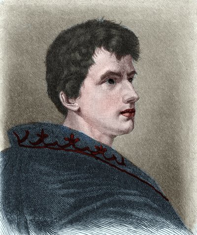 Portrét Ludwiga Joachima von Arnim dit Achim von Arnim (1781-1831), německého prozaika, fejetonistu, dramatika a romantického básníka. od Unknown artist