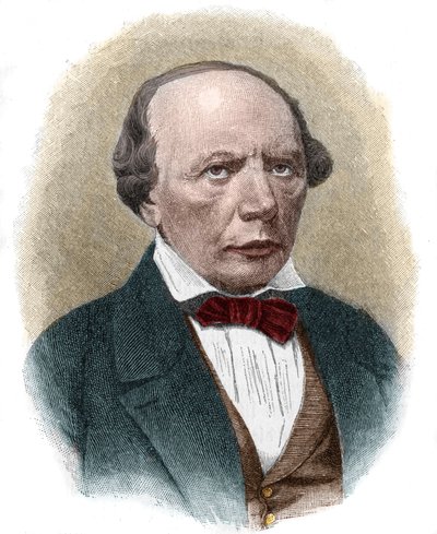 Portrét Ludwiga Uhlanda (1787-1862), německého romantického básníka. od Unknown artist