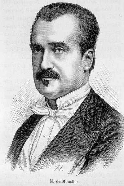 Portrét pana de Moustier od Unknown artist