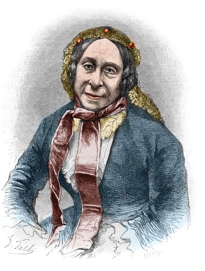 Portrét Madame Desbordes Valmore (Marceline Felicite Josephine Desbordes-Valmore od Unknown artist