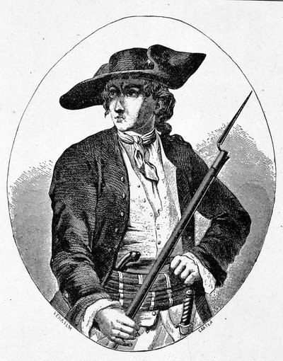 Portrét Mandrina - rytina od Unknown artist