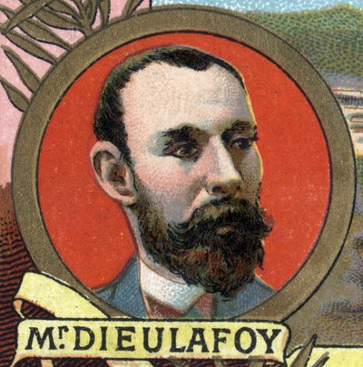 Portrét Marcela Auguste Dieulafoye od Unknown artist