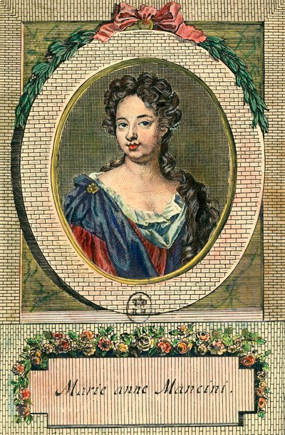 Portrét Marie Anne Mancini od Unknown artist