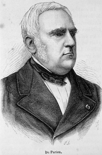 Portrét Marie Louis Esquirou de Parieu, francouzské političky (1815 - 1893) od Unknown artist