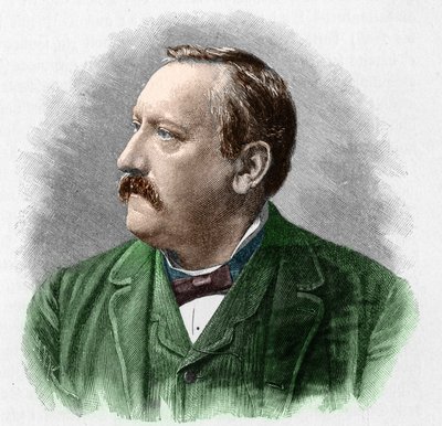Portrét Martina Greifa (1839-1911) německý básník. od Unknown artist