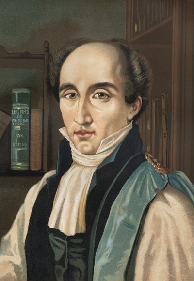 Portrét Mathieu Joseph Bonaventure Orfila. Francouzský lékař a chemik španělského původu (Mah¿n od Unknown artist