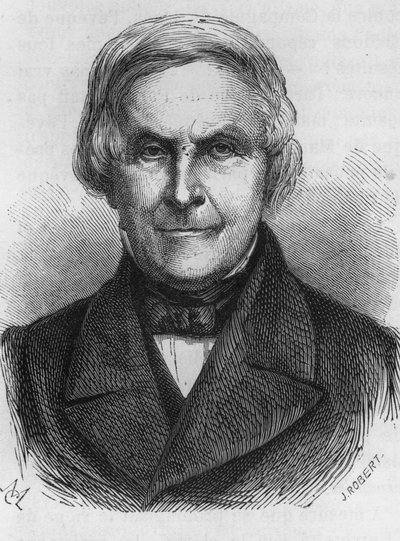 Portrét Micheleta, francouzského historika a spisovatele (1798 - 1874) od Unknown artist