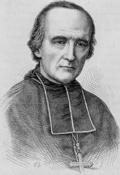 Portrét monsignora Darboye (1813 - 1871), pařížského arcibiskupa. Rytina konce 19. století v „Histoire de France““ od H. Martina. od Unknown artist