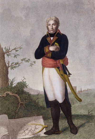 Portrét Moreau - litografie od Unknown artist