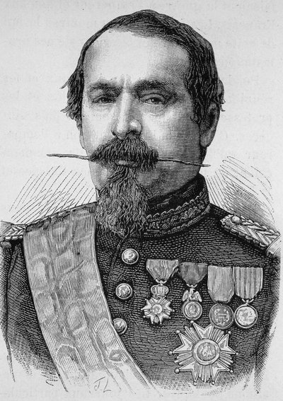 Portrét Napoleona III. (1808 - 1873). Rytina konce 19. století v „Histoire de France““ od H. Martina. od Unknown artist