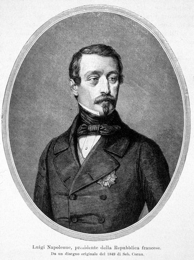 Portrét Napoleona III od Unknown artist
