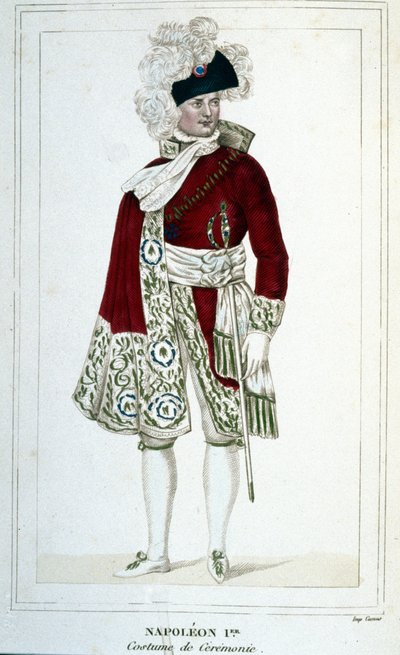 Portrét Napoleona I. (1769 - 1821) ve slavnostním kostýmu. od Unknown artist