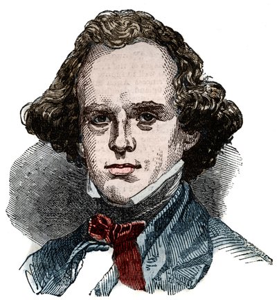 Portrét Nathaniela Hawthorna (1804-1864), amerického spisovatele. od Unknown artist