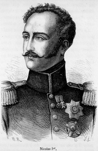 Portrét Mikuláše I., císaře Ruska (1796 - 1855) od Unknown artist