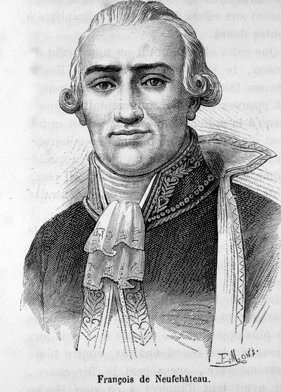 Portrét Nicolase Louise Francoise de Neufchateau (1750-1828), francouzského spisovatele a politika. od Unknown artist