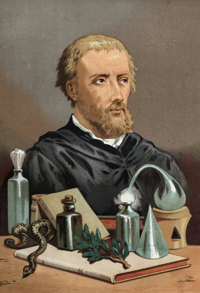 Portrét Philippa Aureolus Theophrastus Bombast von Hohenheim Paracelsus od Unknown artist