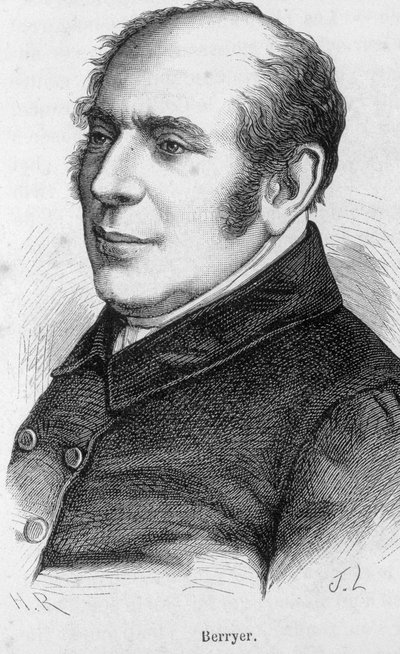 Portrét Pierre Antoine (Pierre-Antoine) Berryer (1790-1868) (Berryer fils), francouzský právník a politik od Unknown artist