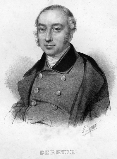 Portrét Pierre Antoine (Pierre-Antoine) Berryer (1790-1868) (Berryer fils), francouzský právník a politik od Unknown artist