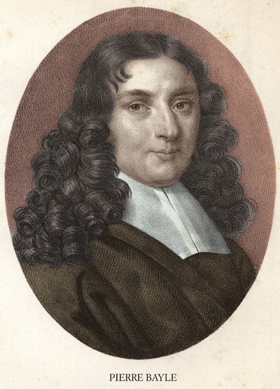 Portrét Pierre Bayle francouzský filozof a spisovatel (1647-1706) od Unknown artist