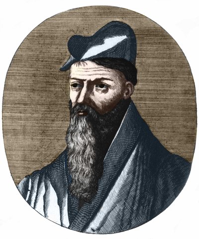 Portrét Pierre Belon 1517-1564. Francouzský přírodovědec a lékař. Soukromá sbírka. od Unknown artist