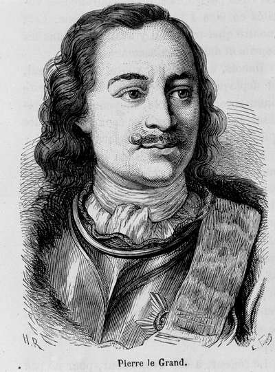Portrét Petra Velikého od Unknown artist